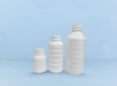 Food Grade HDPE Bottle for Pesticide, Fertilizer, Floor Freshener & Detergents - 250ml, 500ml, 1L & Custom Sizes
